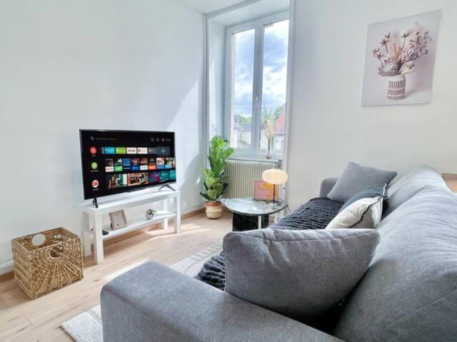 1 Appartement 3P Ideal Famille Travail Renove Lumineux Parking Gratuit Mülhausen Exterior foto